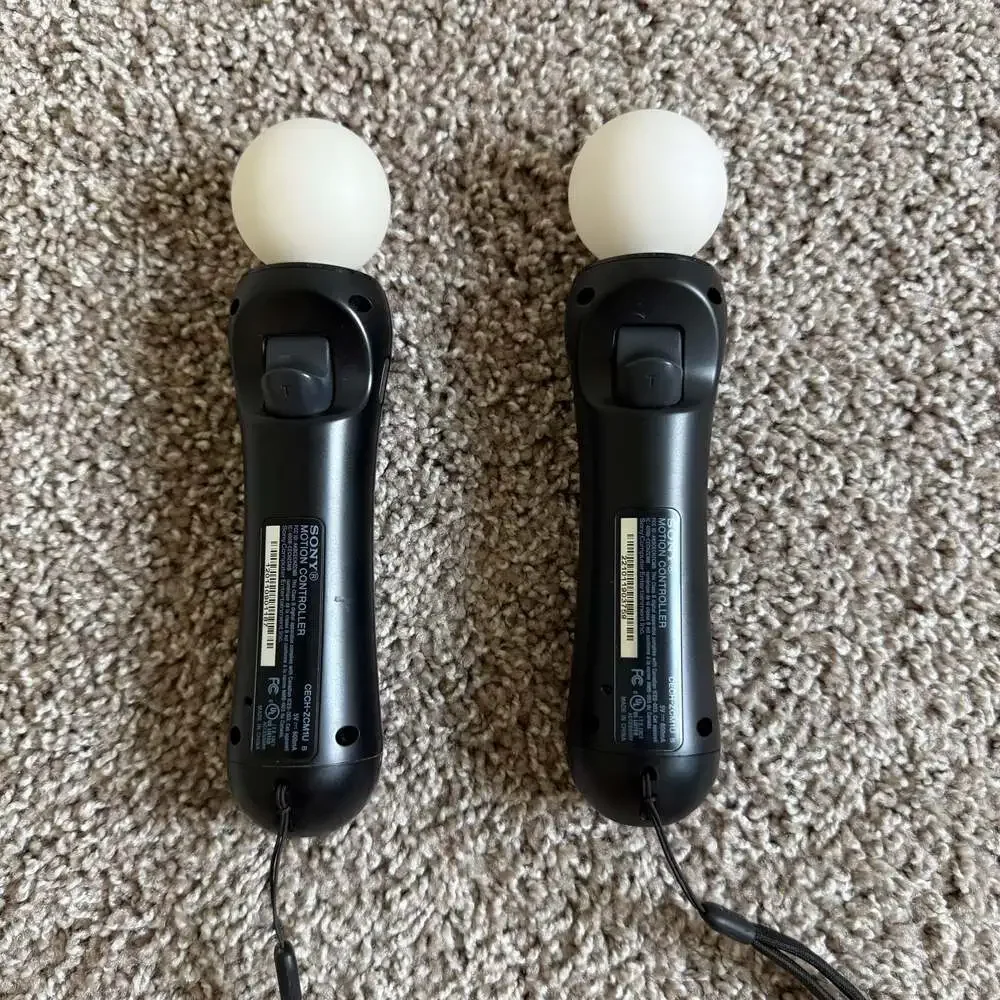 Sony PlayStation Move Motion Controller Set Nyko Charge Station No Cable PS3 PS4